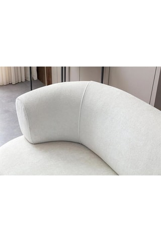 Canapé en charme Roma - Blanc - 3 places