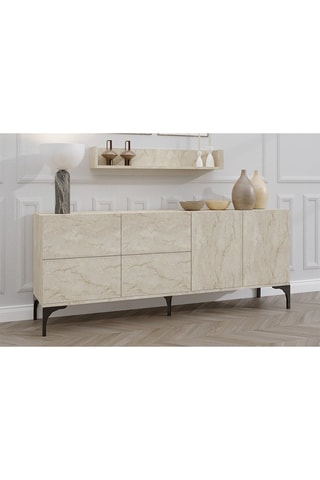 Buffet 2 portes Stella - 180 x 80 x 40 cm