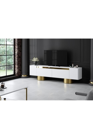 Meuble TV Bohem 2 abattants -180 x 30 x 50 cm