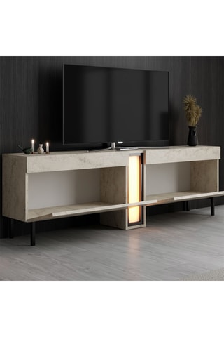 Meuble TV 2 abattants Nova - 180 x 55,5 32 cm