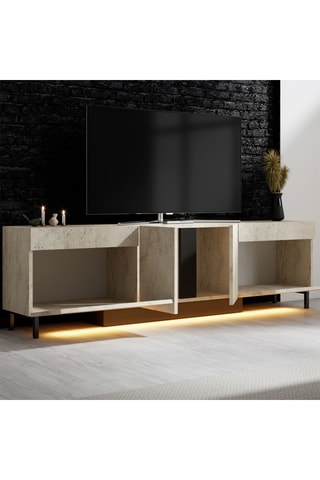 Meuble TV 2 portes Paris - 180 x 50 x 32 cm