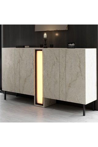 Console 2 abattants Nova - 155 x 85 x 32 cm