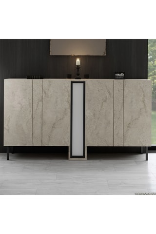 Console 2 abattants Nova - 155 x 85 x 32 cm