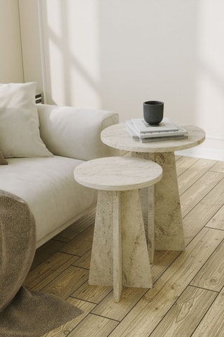 2 Tables d'appoint - 40 x 50 / 30 x 45 cm