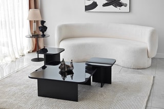 3 tables gigognes - Noir