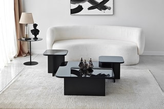 3 tables gigognes - Noir