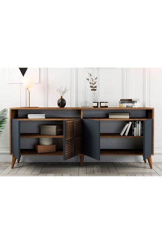 Buffet 4 portes - 180 x 35 x 78,6 cm