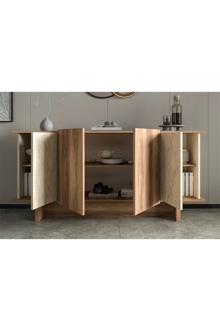 Buffet 4 portes Diana - 180 x 81 x 40 cm
