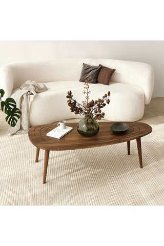 Table basse en bois massif Sweet - 115 x 38 x 50 cm