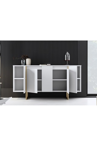 Buffet 4 portes - 160 x 80 x 35 cm