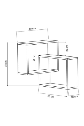 Etagère murale Imitation bois