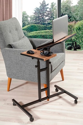 Bureau nomade réglable - 58 x 45,5 x 62-87 cm