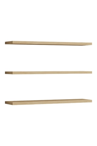 3 étagères murales - 60 x 1,8 x 14,5 cm