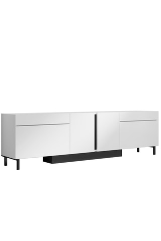 Meuble TV 2 abattants - 180 x 50 x 32 cm