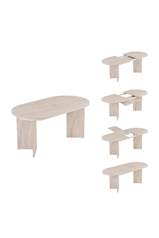 Table à manger extensible - 160/200 x 76 x 89,5 cm