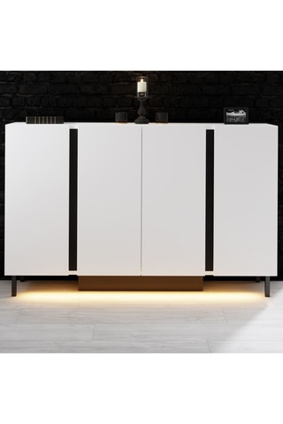 Console 4 portes - 80 x 127 x 32 cm