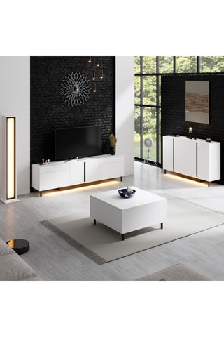 Console 4 portes - 80 x 127 x 32 cm