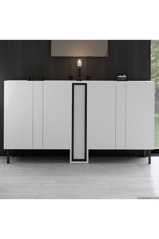 Console 4 portes - 155 x 32 x 85 cm