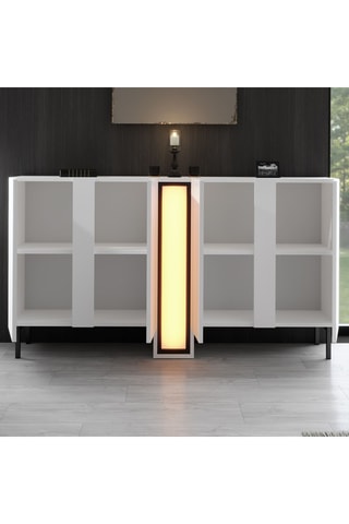 Console 4 portes - 155 x 32 x 85 cm