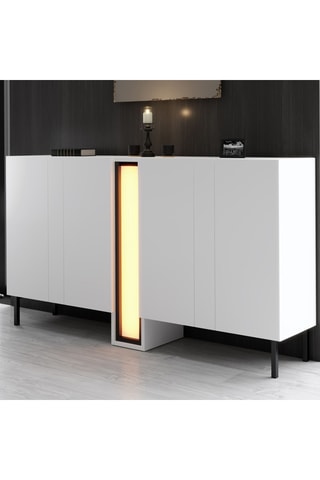 Console 4 portes - 155 x 32 x 85 cm