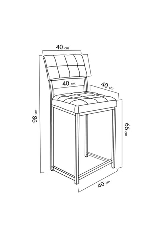 Table de bar et tabouret de bar