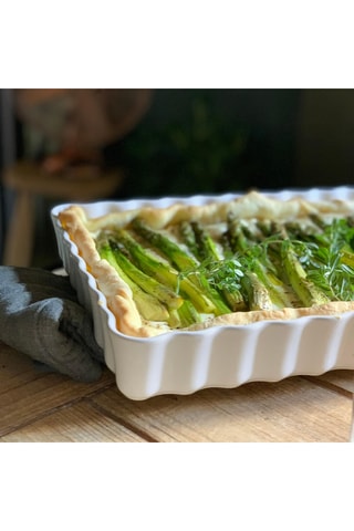 Plat à four en céramique - 33,5 x 24 x 5 cm