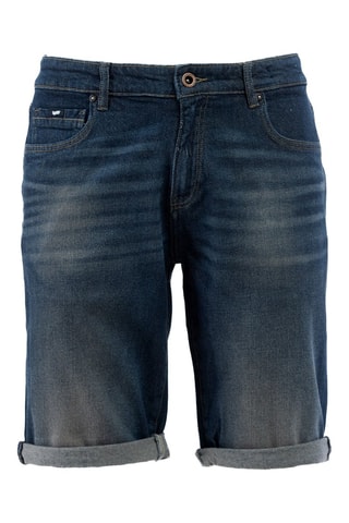 Short en jean - Bleu et gris