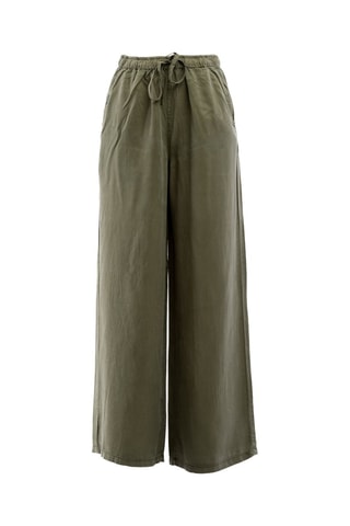 Pantalon wide legs - Vert