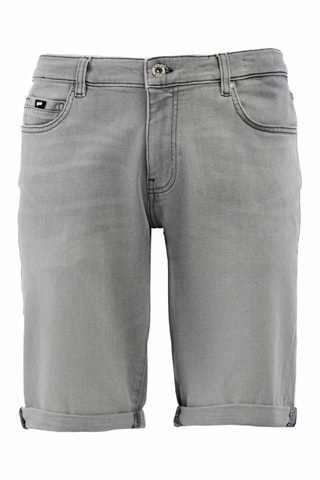 Short en jean - Gris