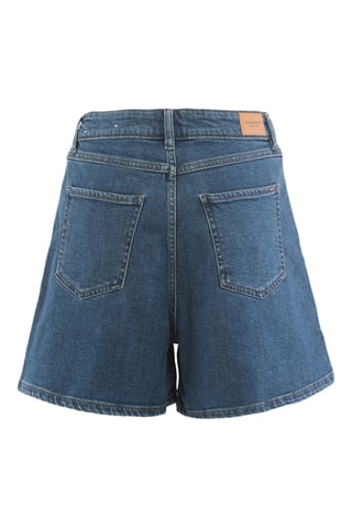 Short en jean - Gris