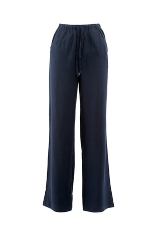 Pantalon en lin - Bleu
