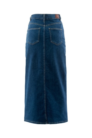 Jupe longue en jean - Bleu