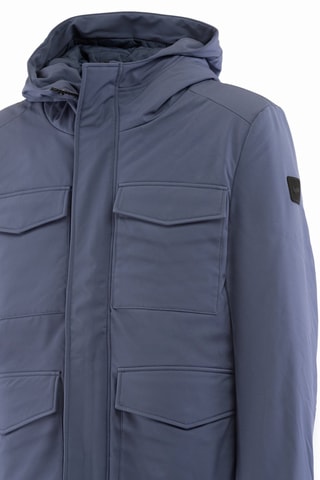 Manteau à capuche - Bleu
