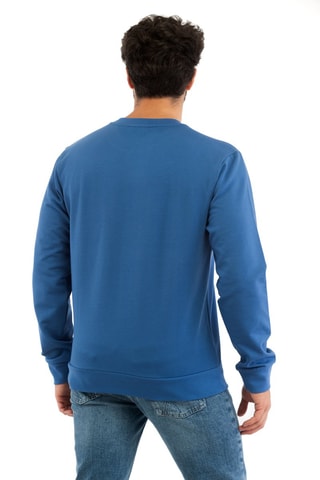 Sweat regular - Noir et bleu