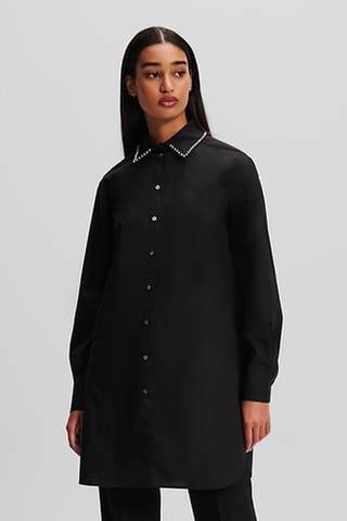 Tunique en coton biologique - Noir