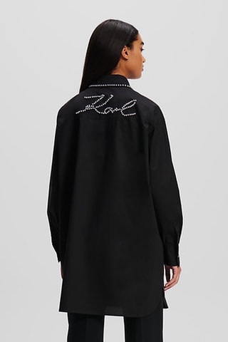 Tunique en coton biologique - Noir