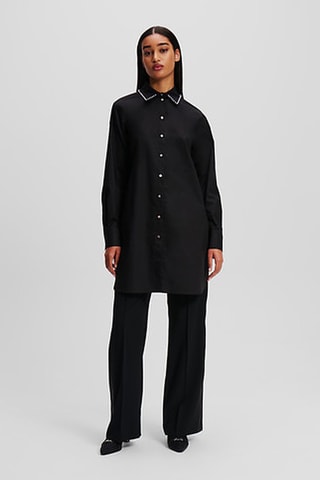 Tunique en coton biologique - Noir