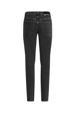 Jean slim en coton biologique - Gris foncé