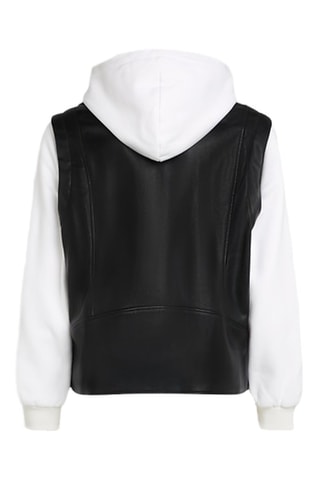 Veste trompe-l'œil - Noir