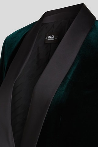 Veste en velours - Vert foncé