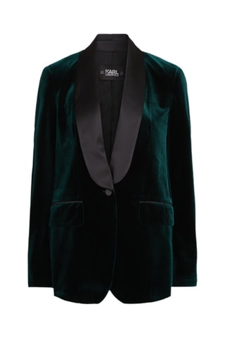 Veste en velours - Vert foncé