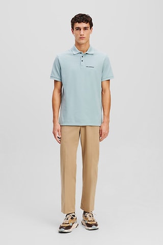 Polo en coton biologique - Ciel