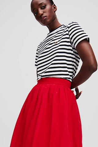 Jupe trapèze - Rouge