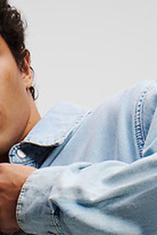 Surchemise en jean - Ciel