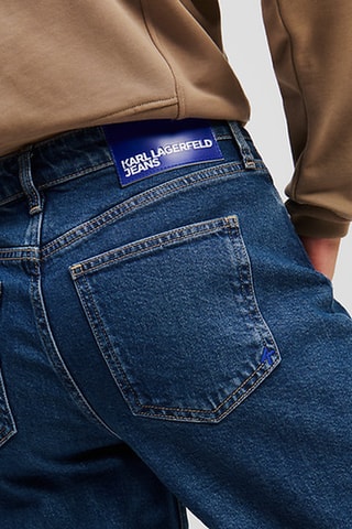 Jean en coton biologique - Bleu marine