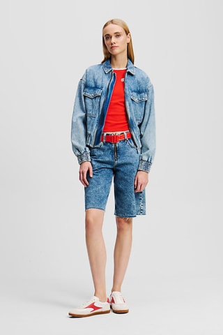 Veste en jean en coton biologique - Bleu