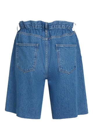 Short en jean en coton biologique - Bleu