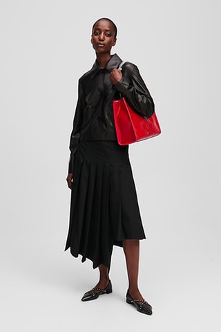 Veste en cuir - Noir