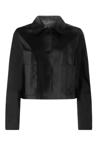 Veste en cuir - Noir