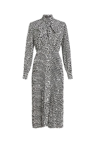 Robe droite - Noir et blanc